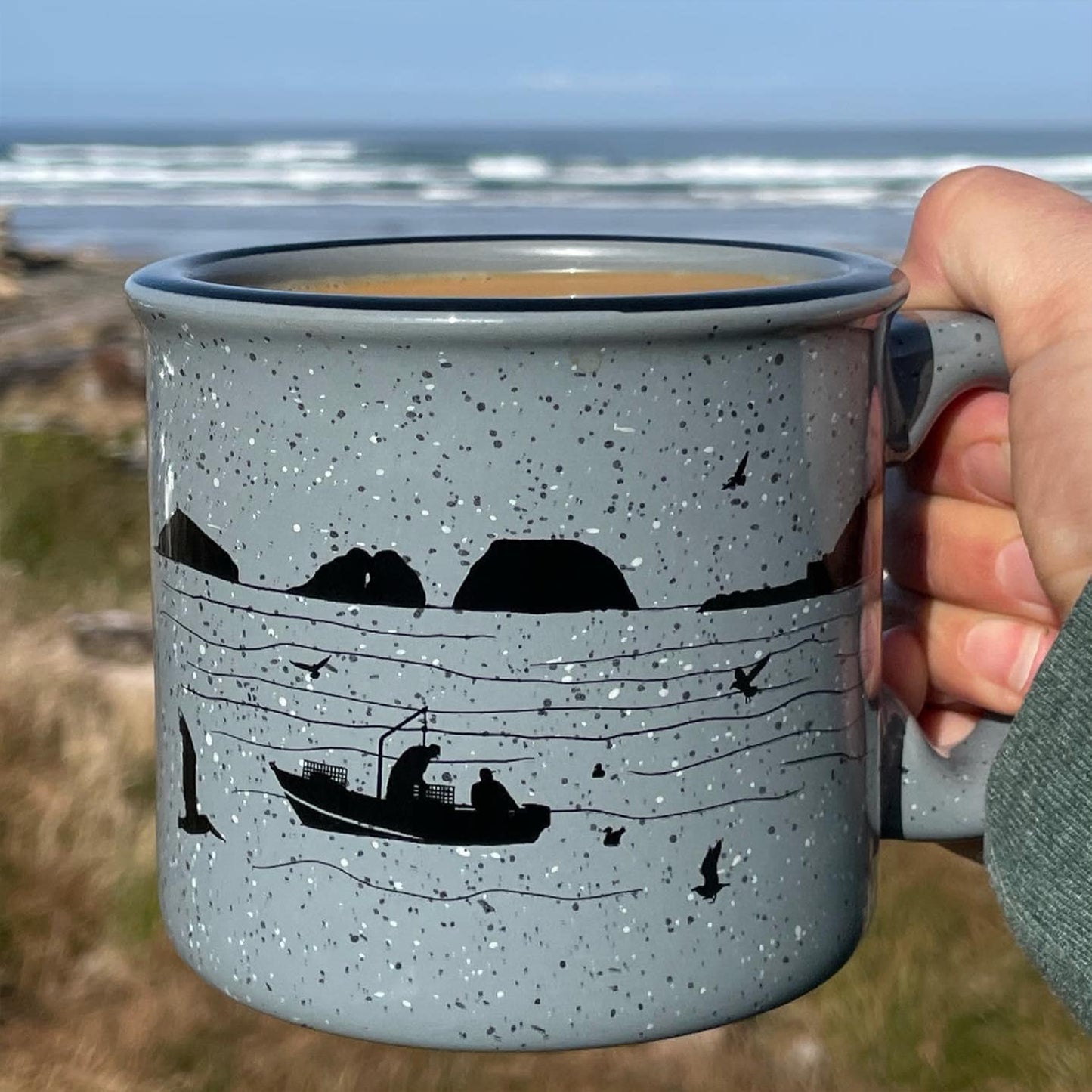 Bay Bounty 15oz Ceramic Campfire Mug