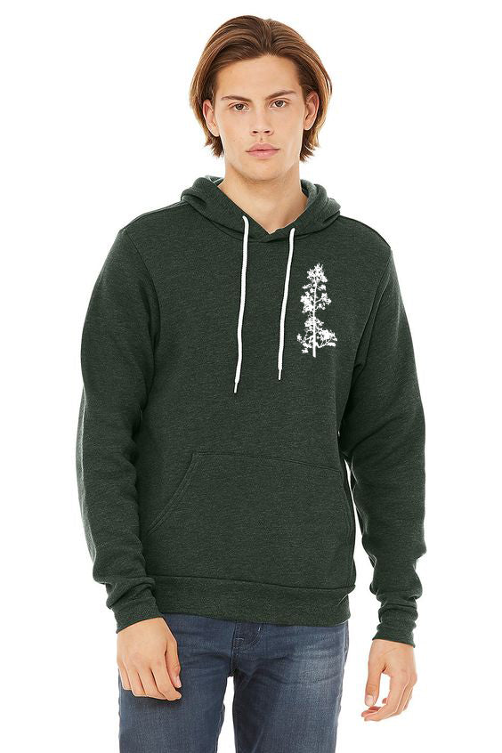 Mountain Forest Ultra Soft Pull Over Hoodie - Unisex Heather Forest
