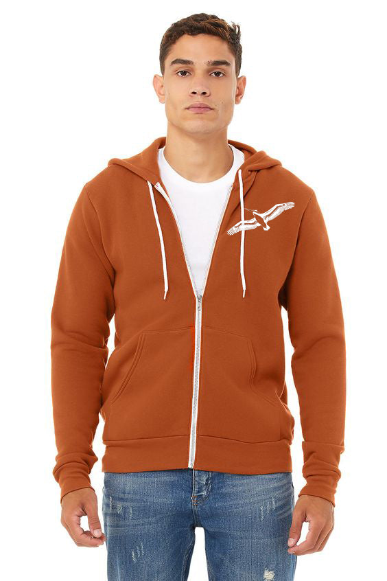 Pelicanza Beach Ultra Soft Zip Up Hoodie - Unisex Autumn