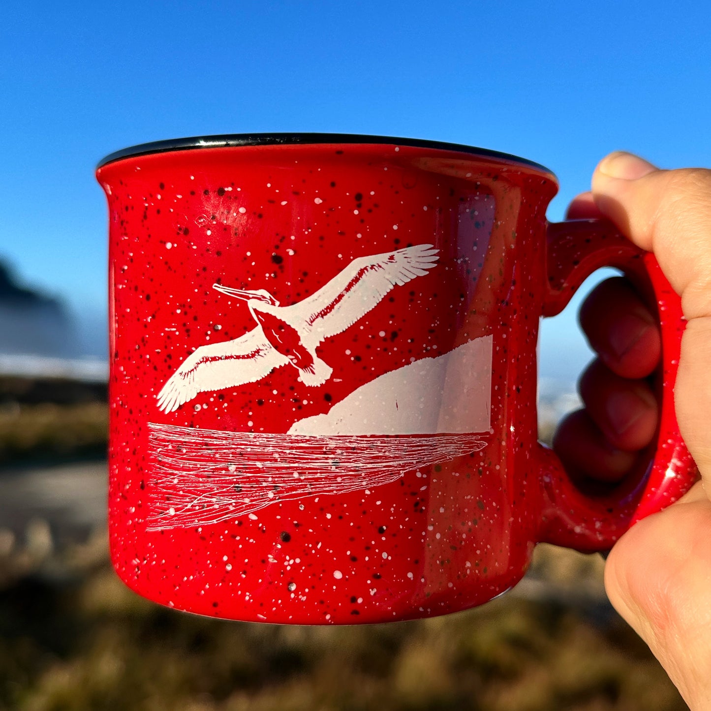 Pelicanza Beach 15oz Ceramic Campfire Mug