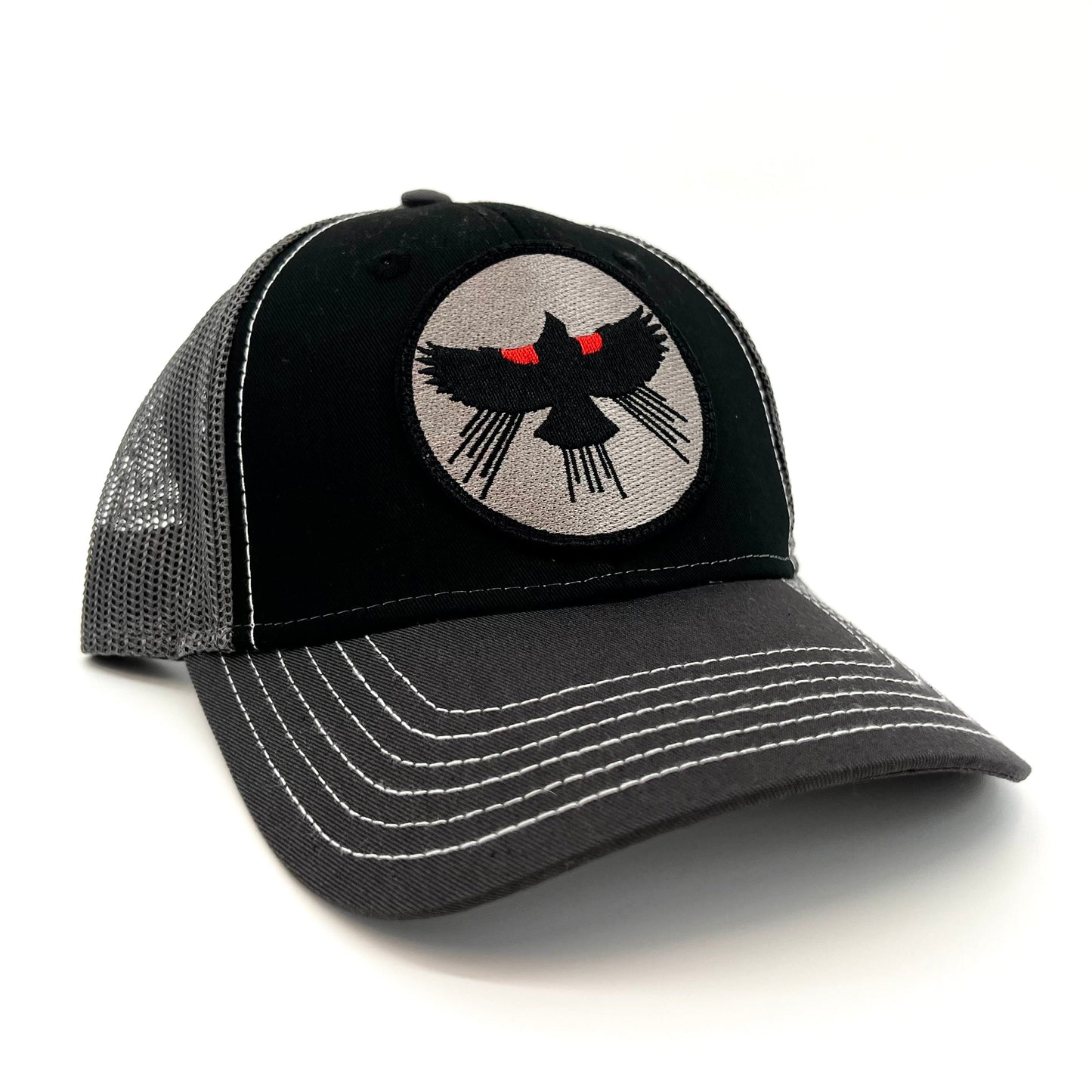 Red Winged Black Bird Caps and Beanies