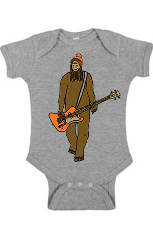Mr Big on Bass One Piece - Infant Heather