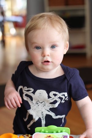 Octopus Kraken Infant Body Suit - Infant Navy