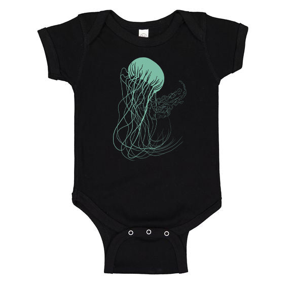 Limbo Jellyfish One Piece - Infant Bodysuit Black