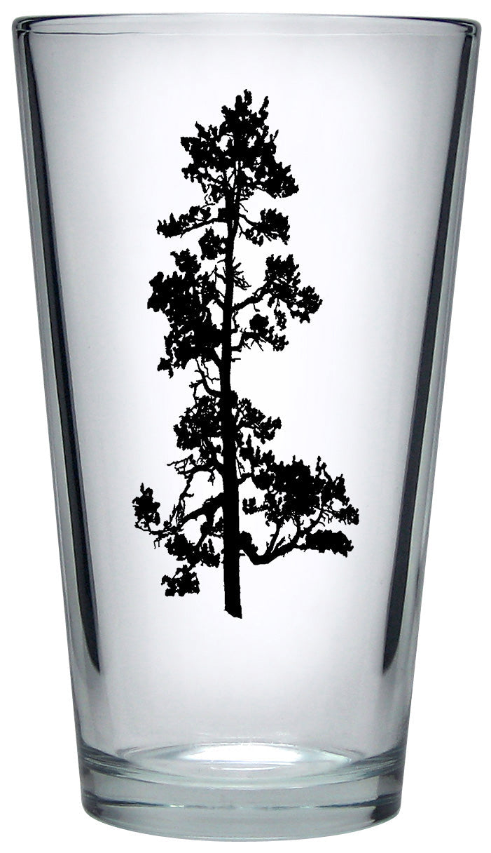 Pine Tree 16oz Pint Glass