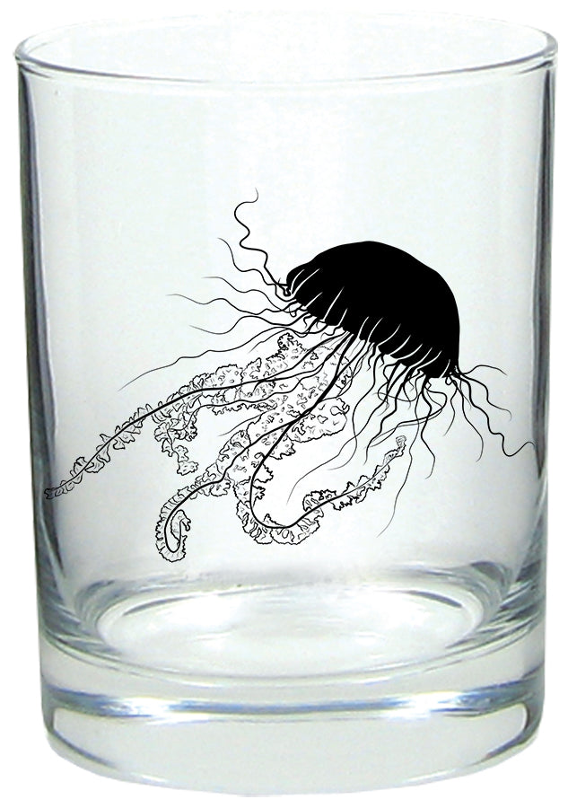 Sashay Jellyfish 14oz Tumbler Lowball Rocks Glass