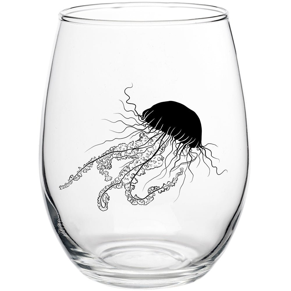 Sashay Jellyfish 15oz Stemless Wine Glass
