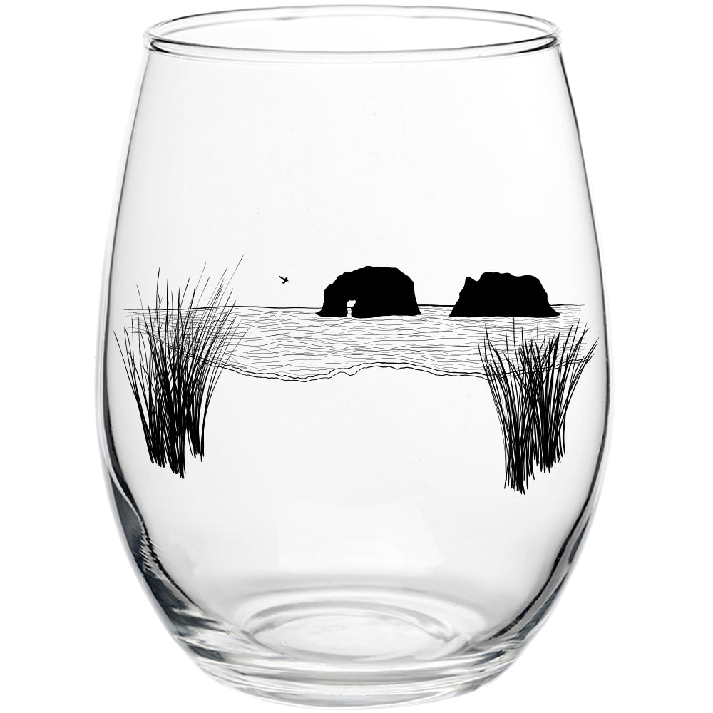 Twin Rocks 15oz Stemless Wine Glass
