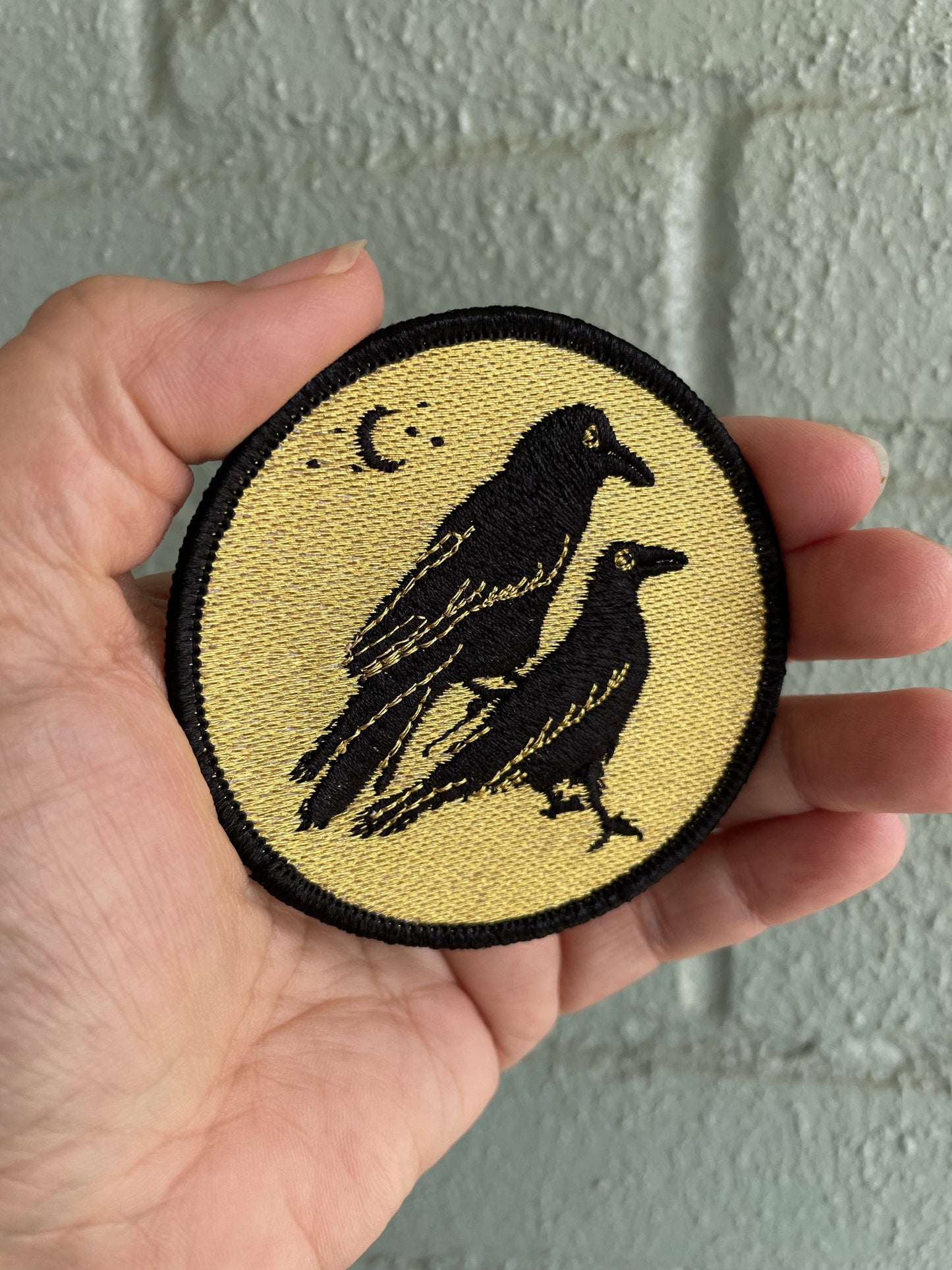 Celestial Ravens Iron-on 3" Patch
