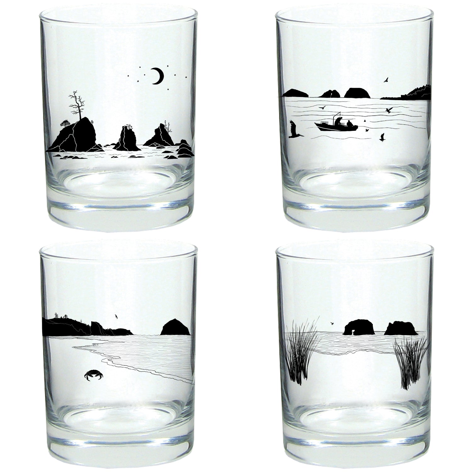 14oz Rocks Lowball Glasses