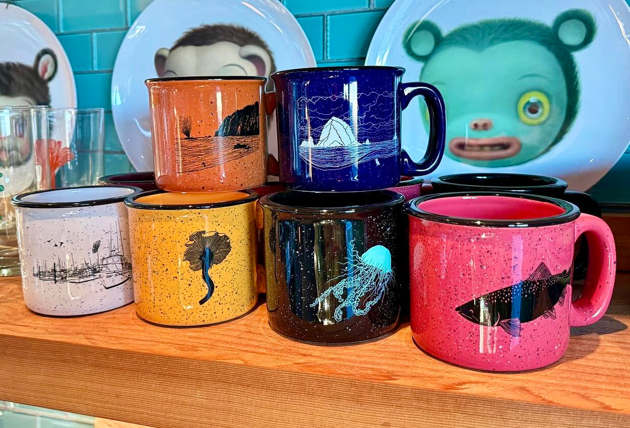 15oz Heavy Duty Ceramic Campfire Mugs