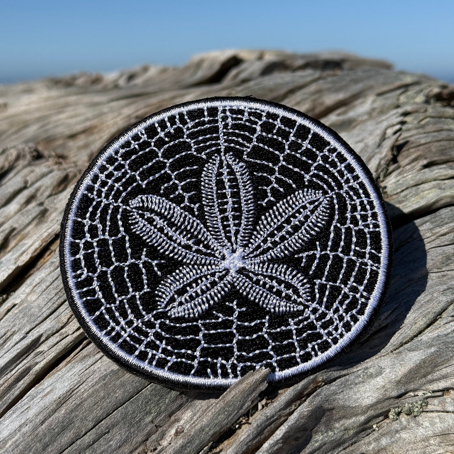 Sand Dollar Iron-On-Patch