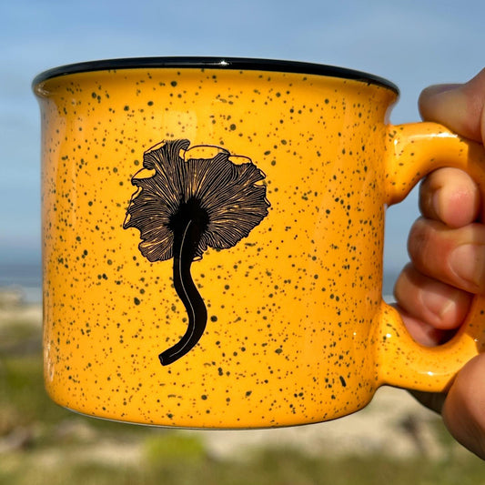 Chanterelle Mushroom 15oz Ceramic Campfire Mug