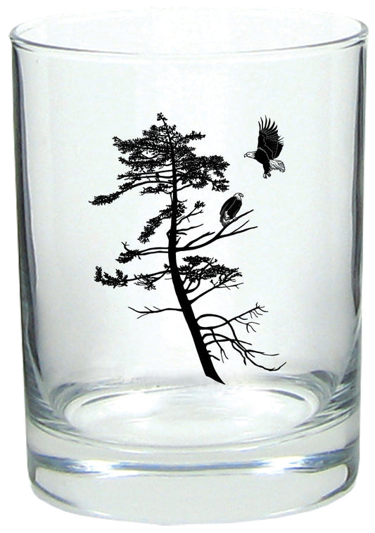 Coastal Eagles 14oz Tumbler Lowball Rocks Glass
