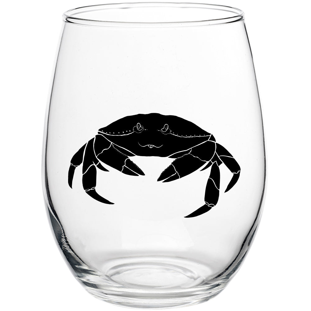 Crabby 15oz Stemless Wine Glass