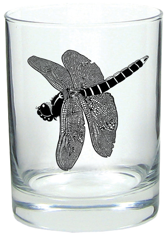 Dragonfly Jewel 14oz Tumbler Lowball Rocks Glass