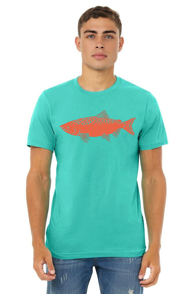 Salmon T-Shirt - Unisex Teal