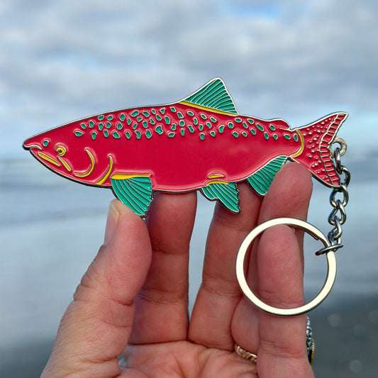 Salmon Key Chain