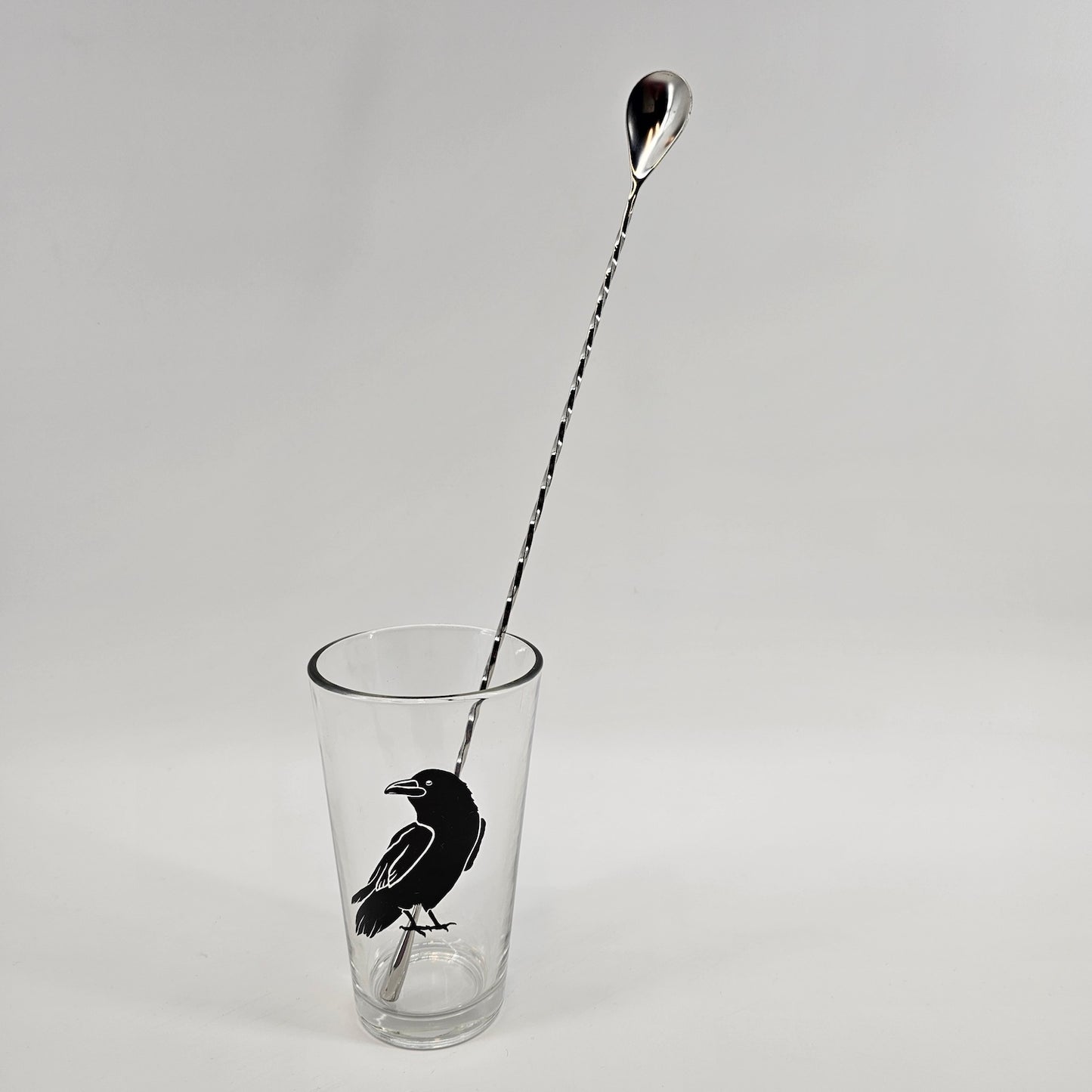 Twisted Cocktail Mixing Spoons - Rainbow, Gold or Silver Finish