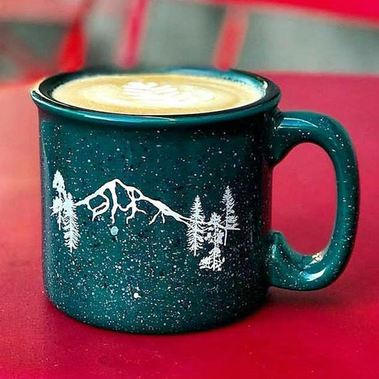Mountain Forest 15oz Ceramic Campfire Mug