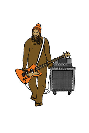 Mr Big On Bass Ultra Soft Pull Over Hoodie - Unisex Black