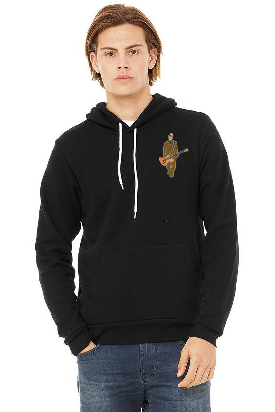 Mr Big On Bass Ultra Soft Pull Over Hoodie - Unisex Black