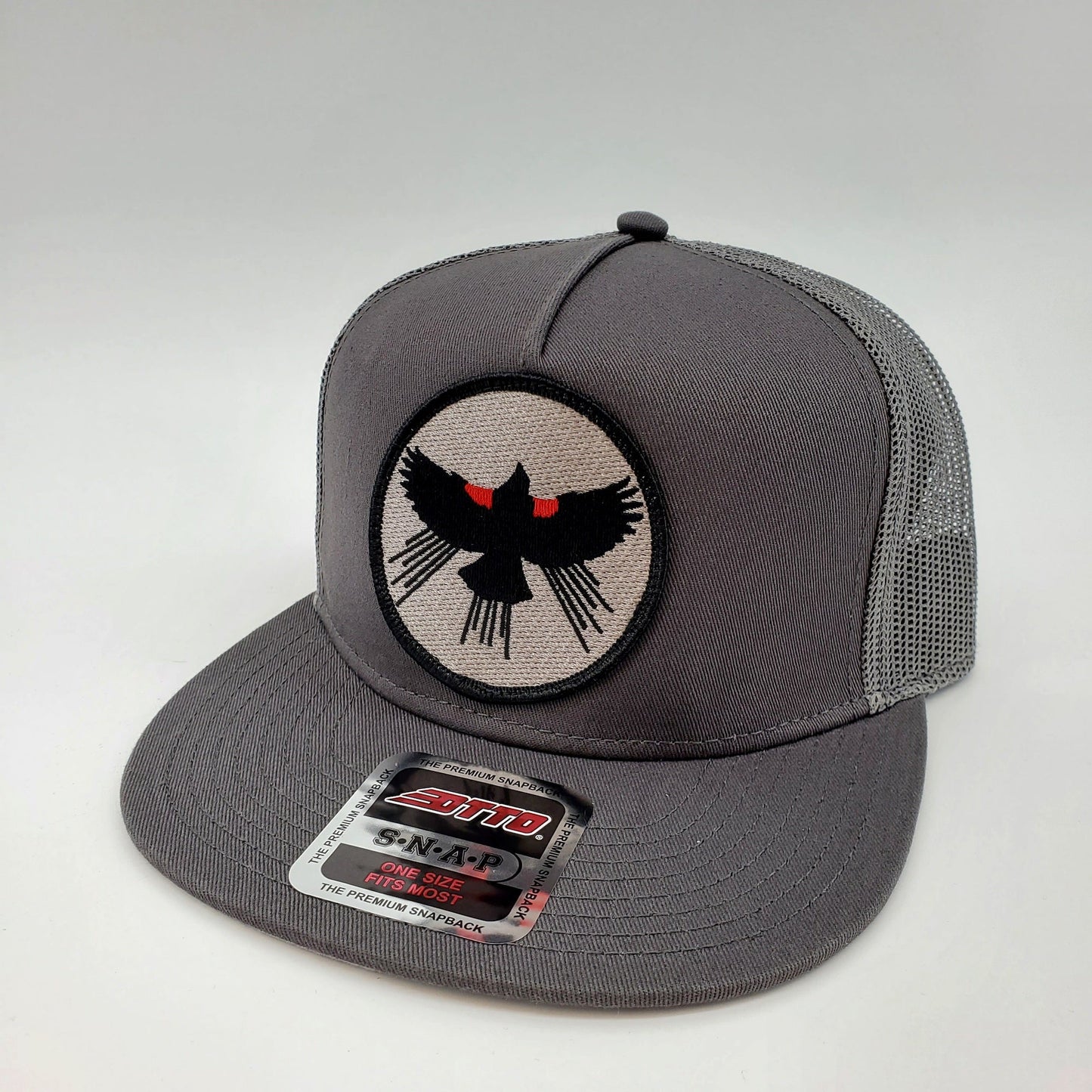 Red Winged Black Bird Caps and Beanies