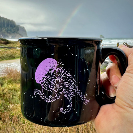 Vogue Jellyfish 15oz Ceramic Campfire Mug