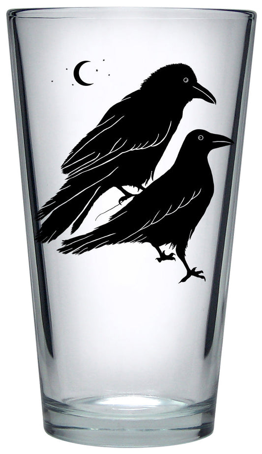 Celestial Raven 16oz Pint Glass