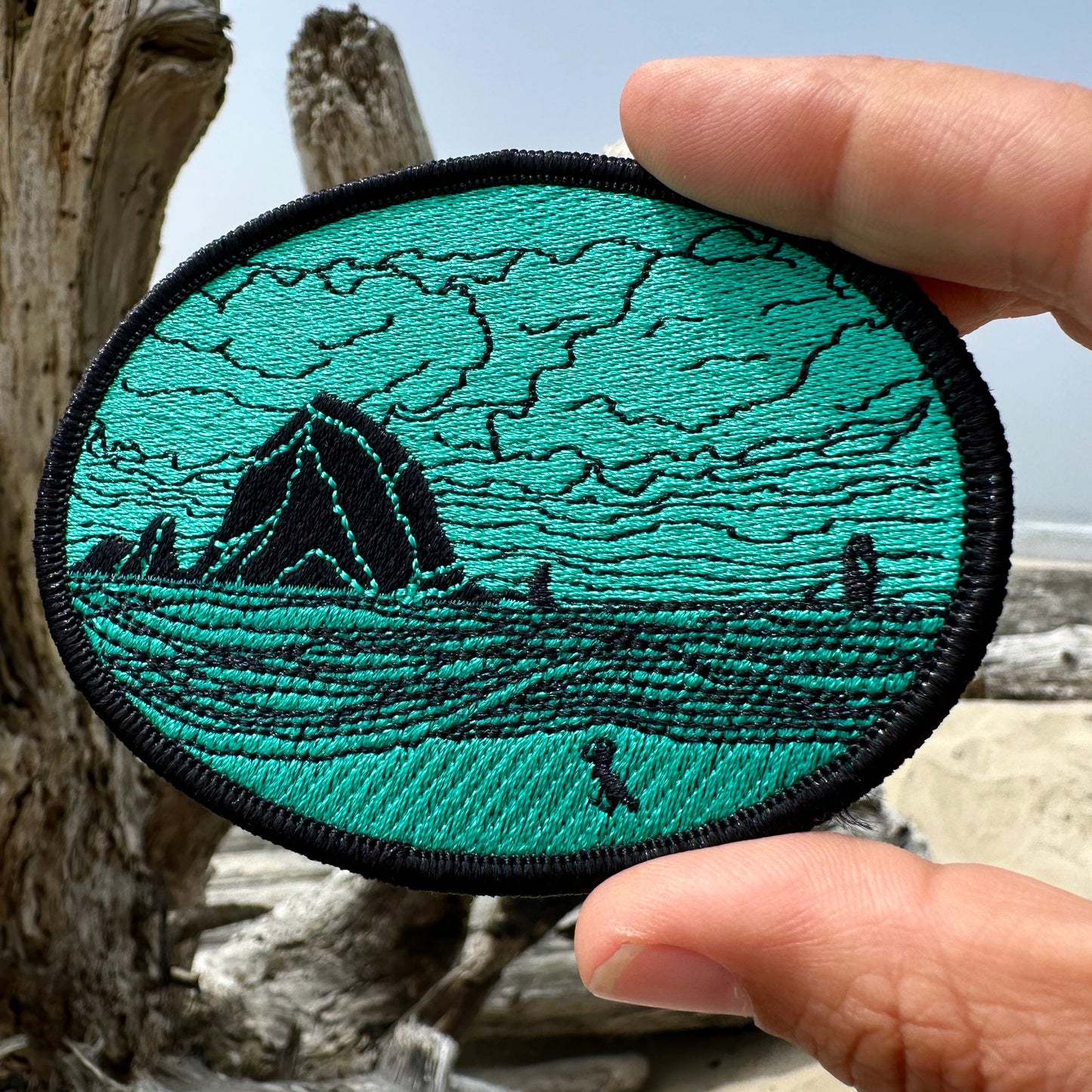 Haystack Humpback Iron-On-Patch