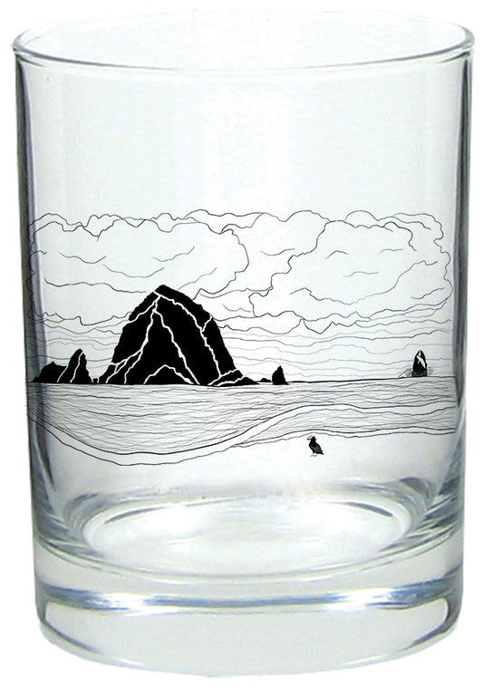 Haystack Humpback 14oz Tumbler Lowball Rocks Glass