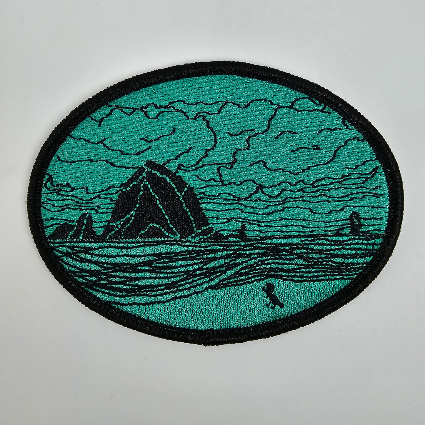 Haystack Humpback Iron-On-Patch