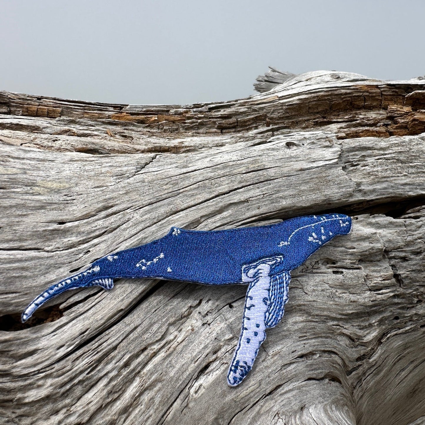 Humpback Whale Iron-On-Patch