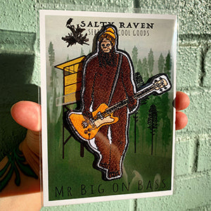 Mr Big On Bass Iron-On-Patch