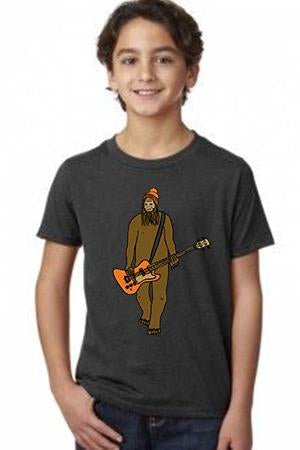 Mr Big on Bass T-Shirt - Youth Dark Grey