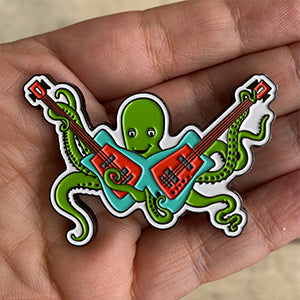 Octo Rocks Kraken Enamel Lapel Pin