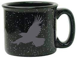 Flying Raven 15oz Ceramic Campfire Mug
