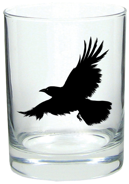 Flying Raven 14oz Tumbler Lowball Rocks Glass