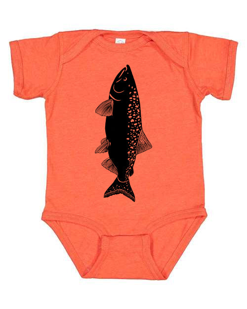 Salmon One Piece - Infant Vintage Orange