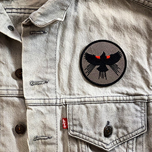 Red Winged Blackbird Iron-On-Patch