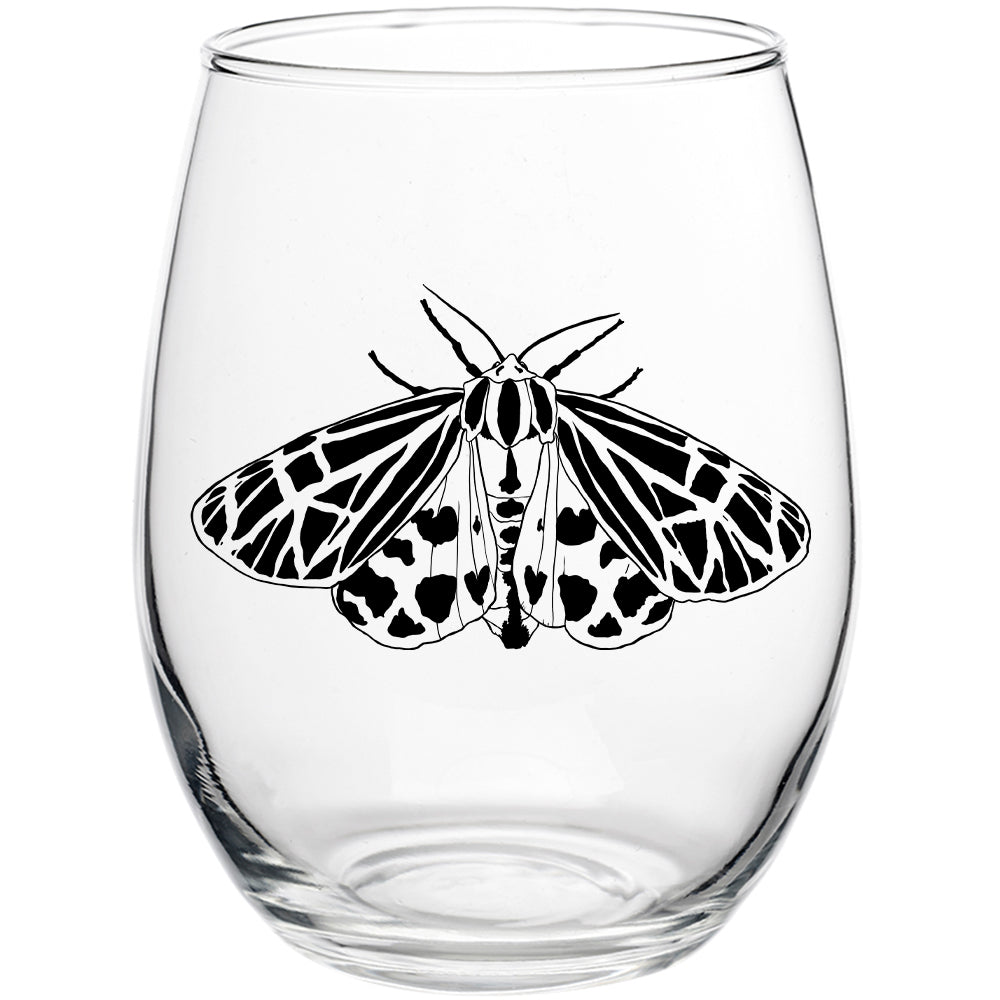 Tiger Moth 15oz Stemless Wine Glass