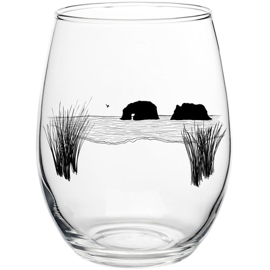 Twin Rocks 15oz Stemless Wine Glass