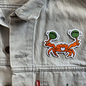 Crabarita Iron-On-Patch