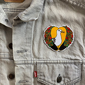 Gerry Loves Tacos Iron-On-Patch