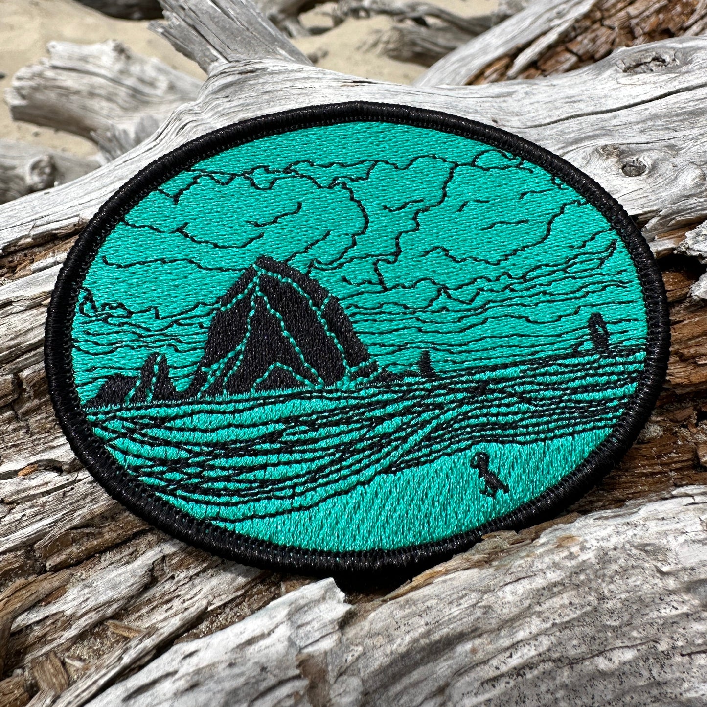 Haystack Humpback Iron-On-Patch