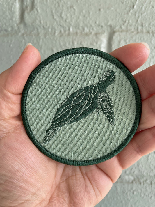 Sea Turtle Iron-on 3" Patch