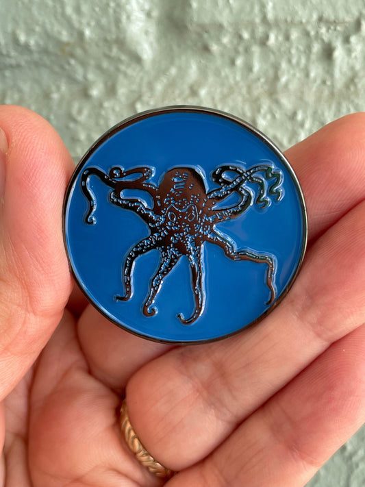 Octopus Kraken Enamel Lapel Pin