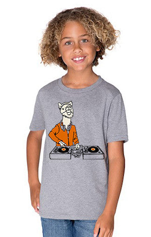 DJ LlamaRama T-Shirt - Toddler & Youth Athletic Heather