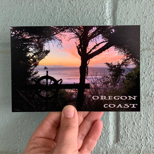 Oregon Coast Pirates Cove Post Card